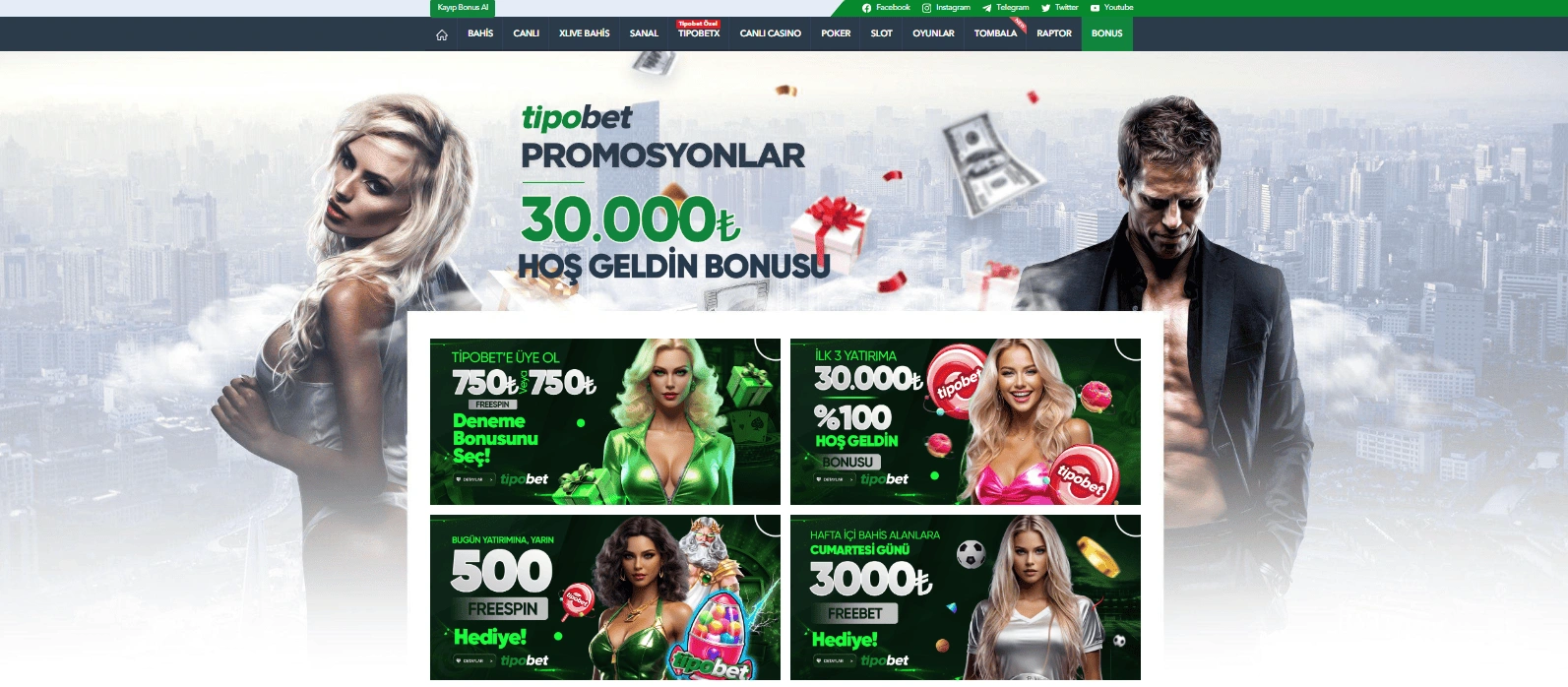 Tipobet bonus ve kampanyaları